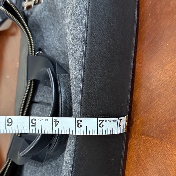 Coach Black and Gray Tote Bag wool leather - Picture 4 of 8